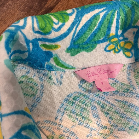 Lilly Pulitzer S Sweet & Sour Print Cutout Mini Dress Pique Polo Rayna Dress - Picture 8 of 8